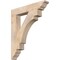 Ekena Millwork Merced Traditional Smooth Bracket, Douglas Fir, 3 1/2"W x 22"D x 26"H BKT04X22X26MRC01SDF - alternate 1